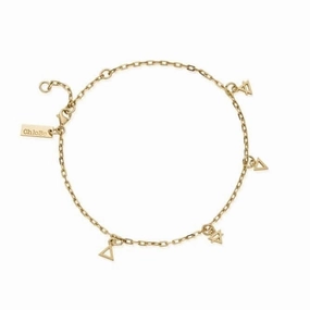 Gold Multi Charm Elements Anklet GAN3157