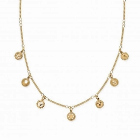 Gold Positive Vibes Necklace GN800
