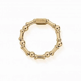 Gold Rhythm Of Water Ring