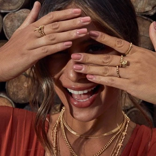 Gold Rhythm Of Water Ring