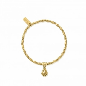 Gold Soul Glow Rain Drop Bracelet GBCFR3084