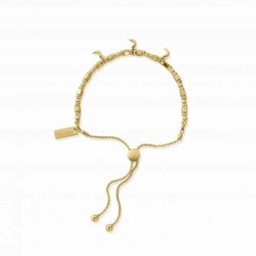 Gold Triple Moon Adjuster Bracelet GBA4015