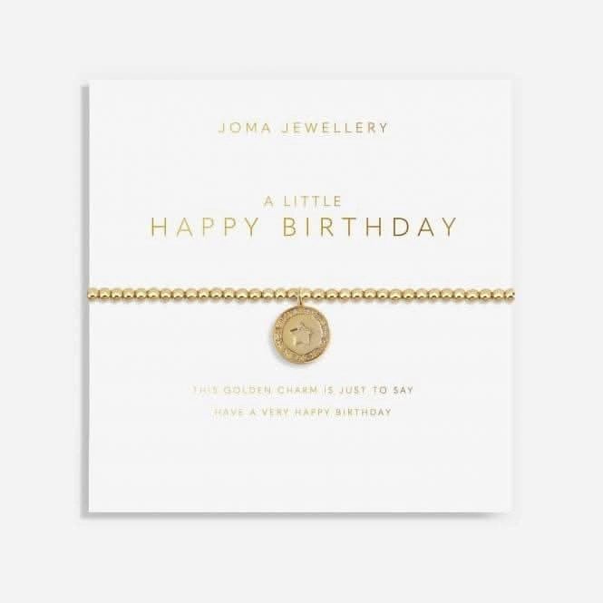 Golden Glow A Little Happy Birthday Gold 17.5cm Bracelet 5946