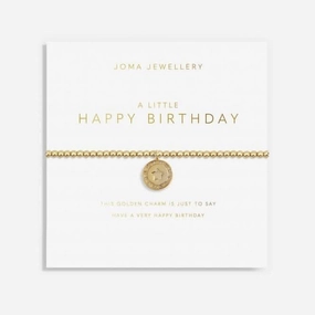 Golden Glow A Little Happy Birthday Gold 17.5cm Bracelet 5946