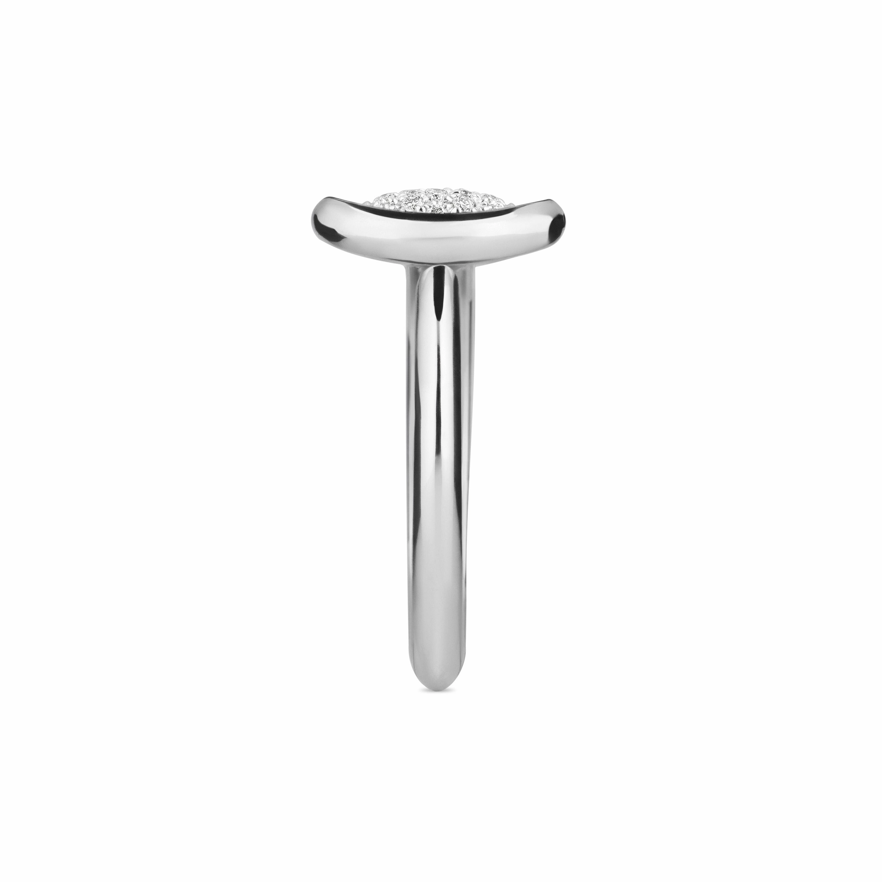 Gucci Horsebit 18ct White Gold and Diamond Ring