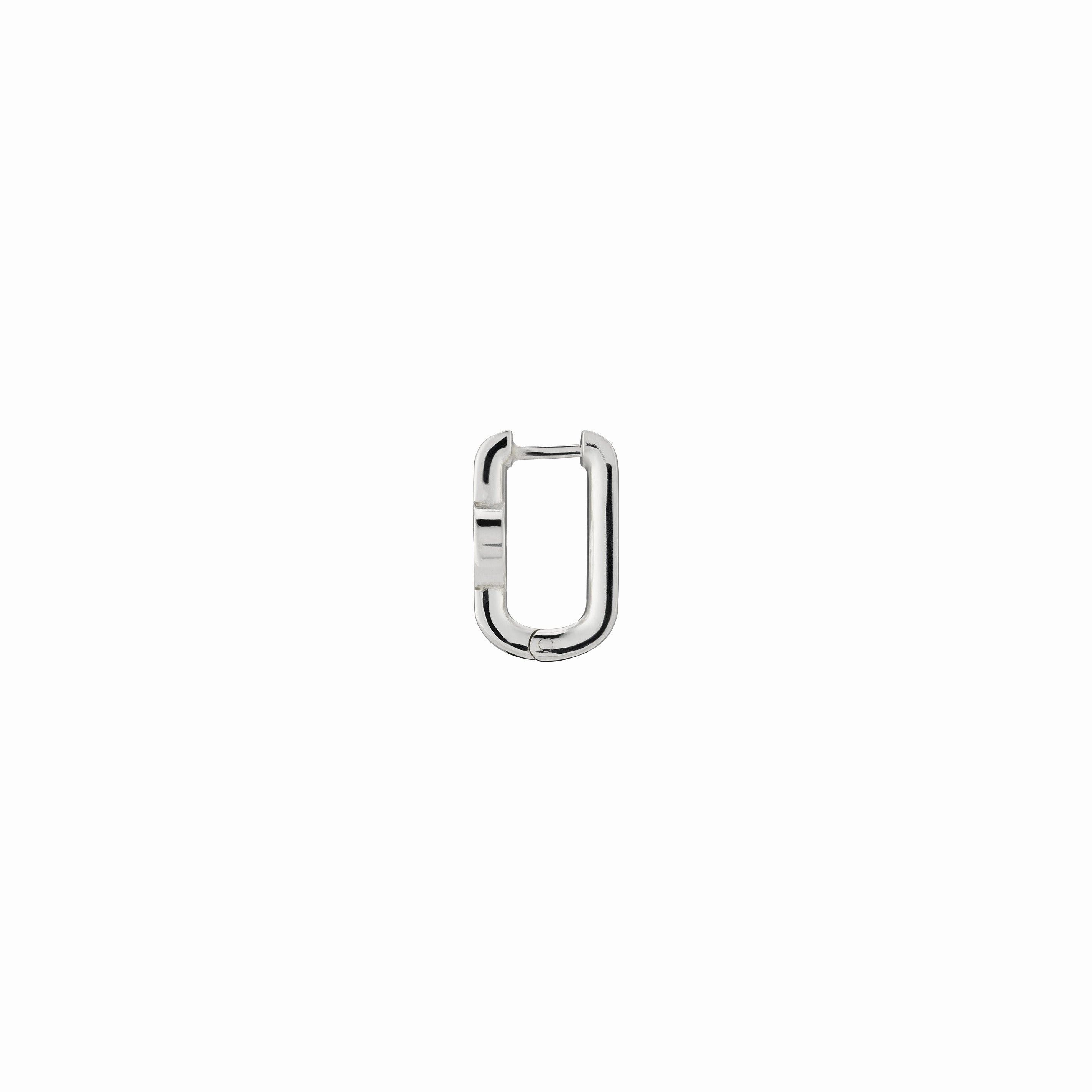 Gucci Interlocking Motif Sterling Silver Earrings