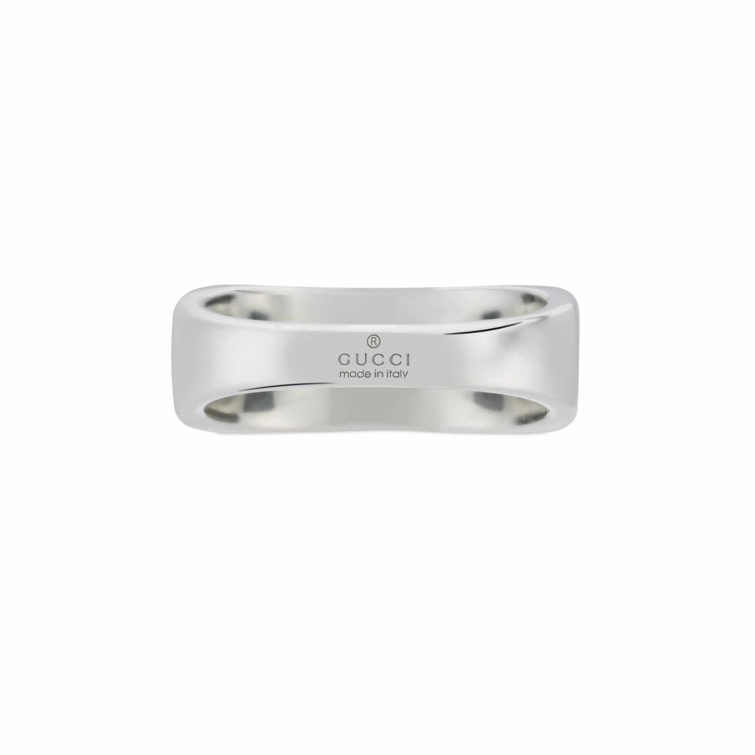 Gucci Tag Sterling Silver Ring D