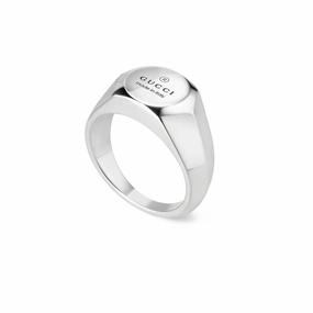 Gucci Trademark Sterling Silver Ring