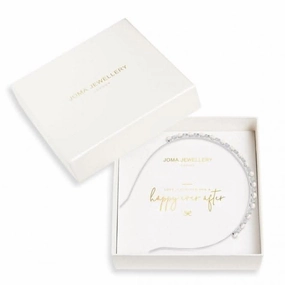 Happy Ever After Hair Accessories Silver Pearl Zirconia Hair Band 3683