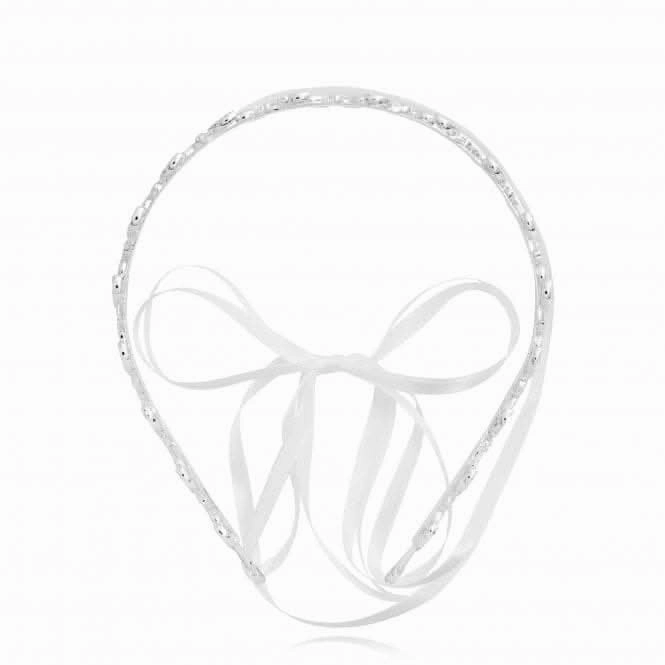 Happy Ever After Hair Accessories Silver Zirconia Leaf Hair Crown 3684