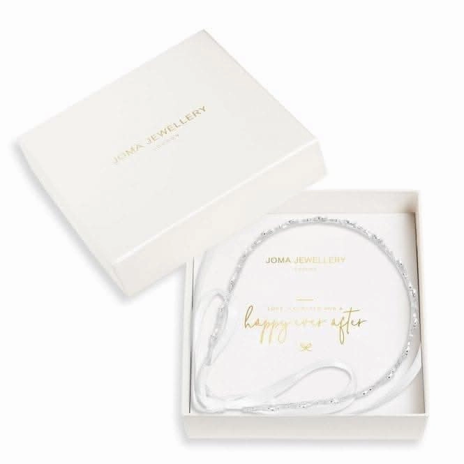 Happy Ever After Hair Accessories Silver Zirconia Leaf Hair Crown 3684