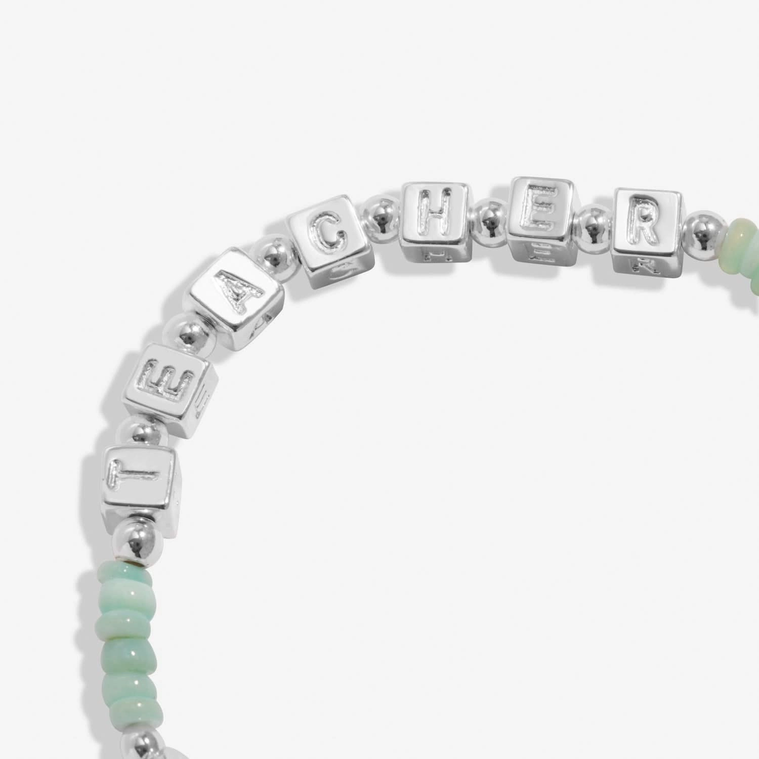Happy Little Moments Best Teacher Silver Plated Bracelet 8258