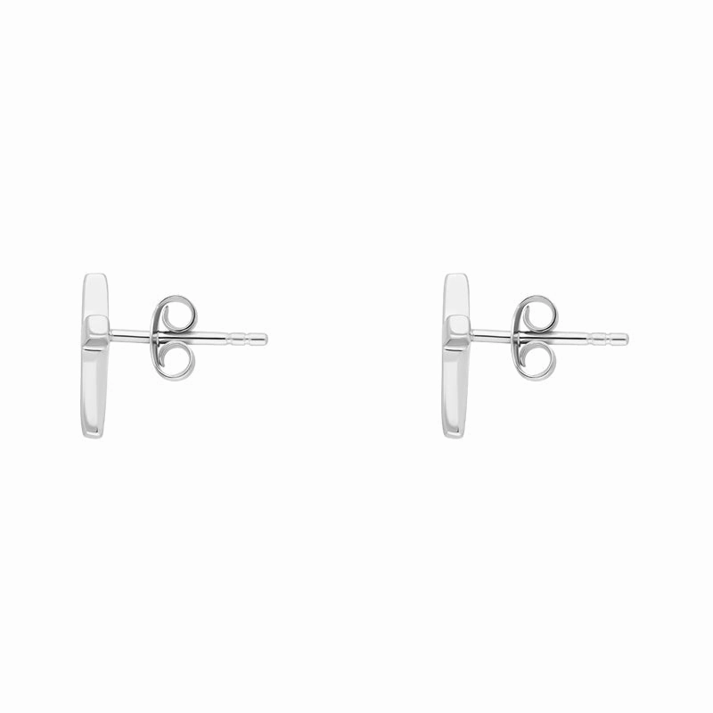 Hot Diamonds Amulets Sterling Silver Cross Earrings D