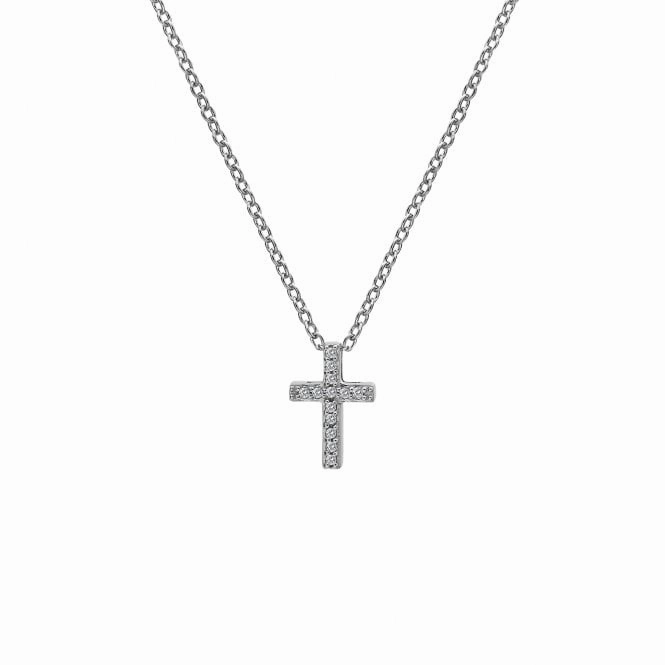 Hot Diamonds Bliss Sterling Silver Striking Cross Necklace