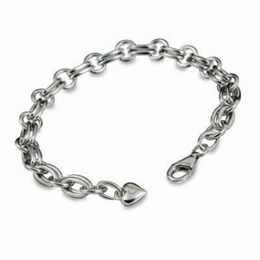 Hot Diamonds Carriers Sterling Silver Statement Charm Bracelet