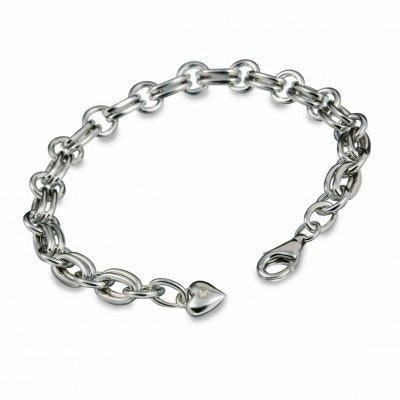 Hot Diamonds Carriers Sterling Silver Statement Charm Bracelet