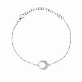 Hot Diamonds Celestial Sterling Silver Topaz Bracelet