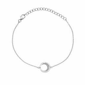 Hot Diamonds Celestial Sterling Silver Topaz Bracelet