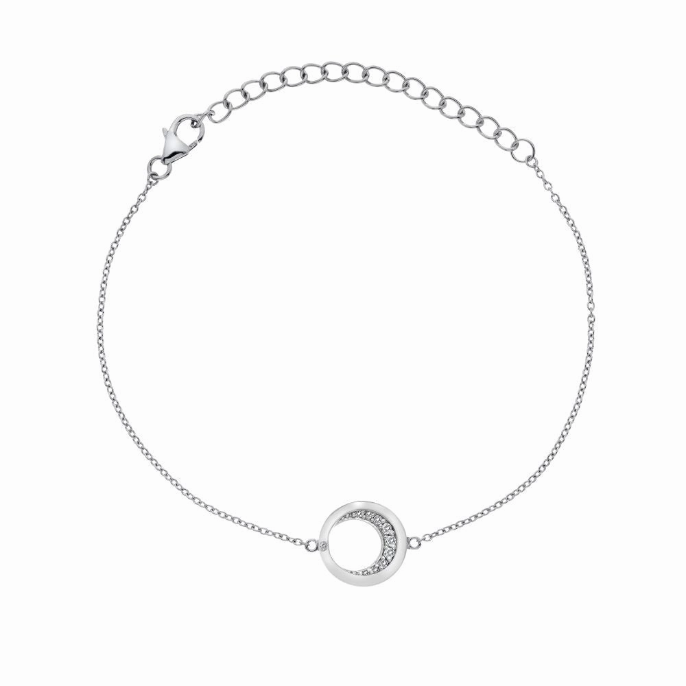 Hot Diamonds Celestial Sterling Silver Topaz Bracelet