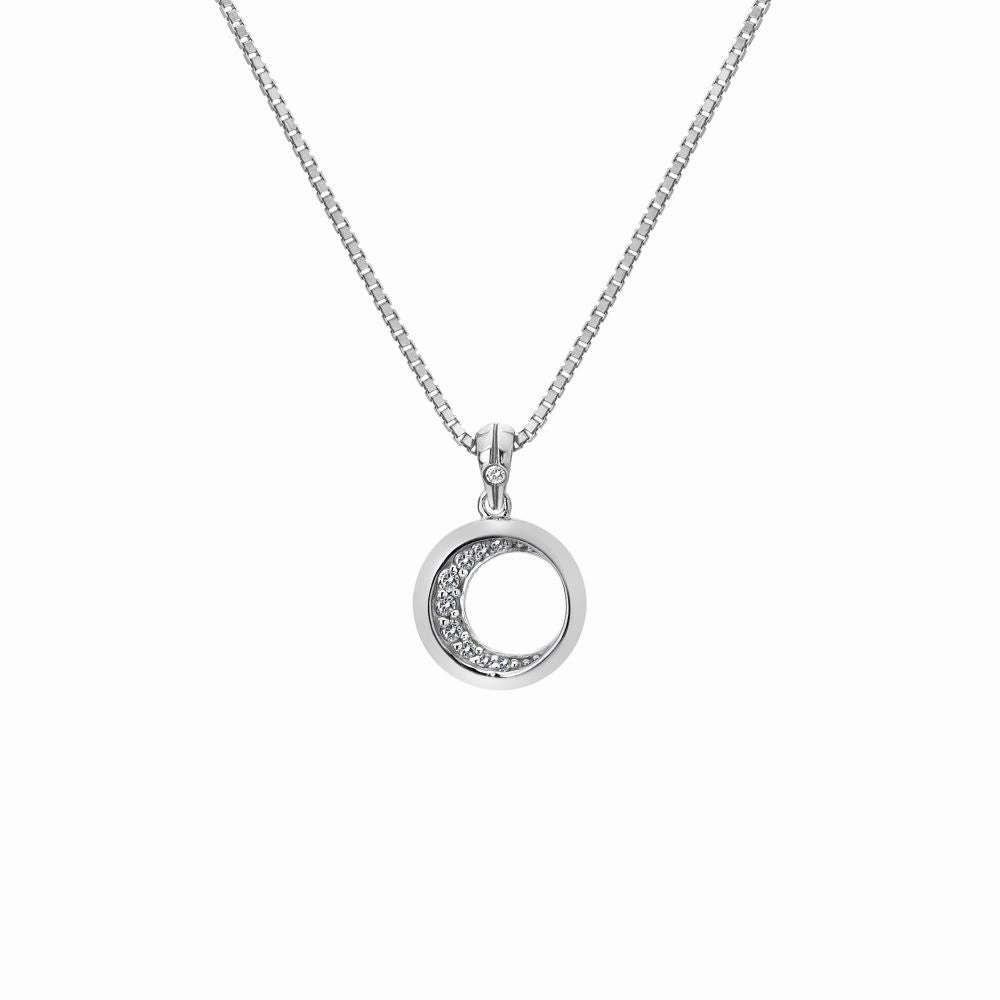 Hot Diamonds Celestial Sterling Silver Topaz Pendant Necklace