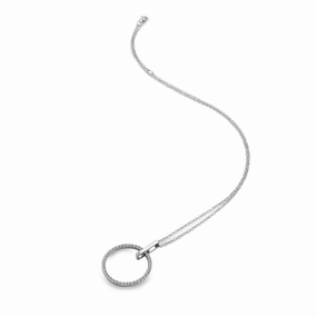 Hot Diamonds Constant Circle Sterling Silver Necklace