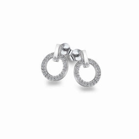 Hot Diamonds Constant Sterling Silver Circle Earrings