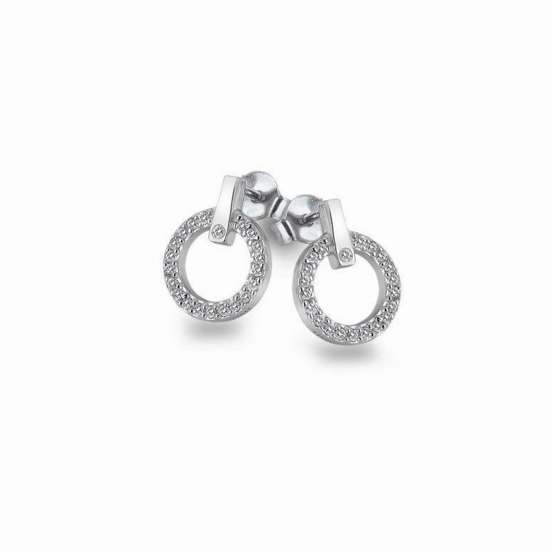 Hot Diamonds Constant Sterling Silver Circle Earrings