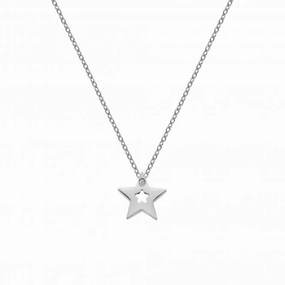 Hot Diamonds Diamond Amulet Sterling Silver Star Necklace