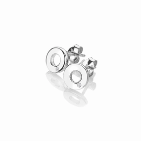 Hot Diamonds Diamond Amulets Sterling Silver Circle Earrings