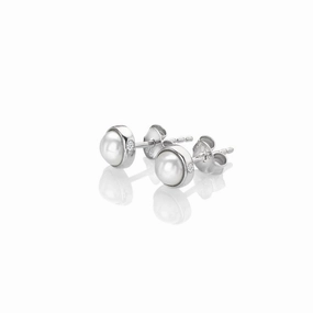 Hot Diamonds Diamond Amulets Sterling Silver Pearl Earrings