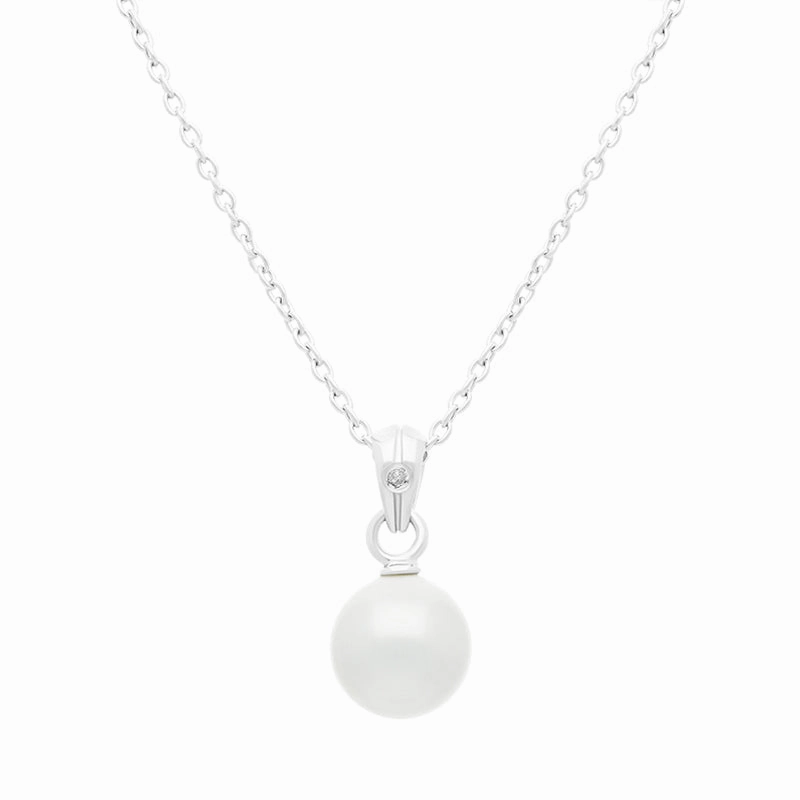 Hot Diamonds Diamond Amulets Sterling Silver Pearl Pendant