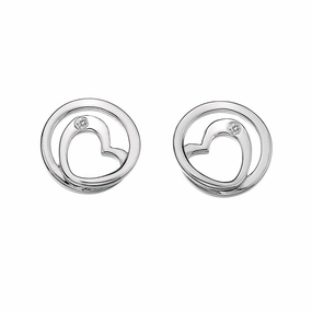 Hot Diamonds Earrings Forever Stud Silver D