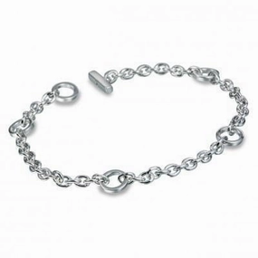 Hot Diamonds Elegance Sterling Silver Diamond Charm Bracelet
