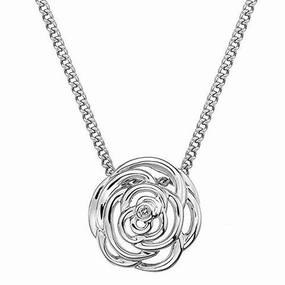 Hot Diamonds Eternal Rose Sterling Silver Necklace