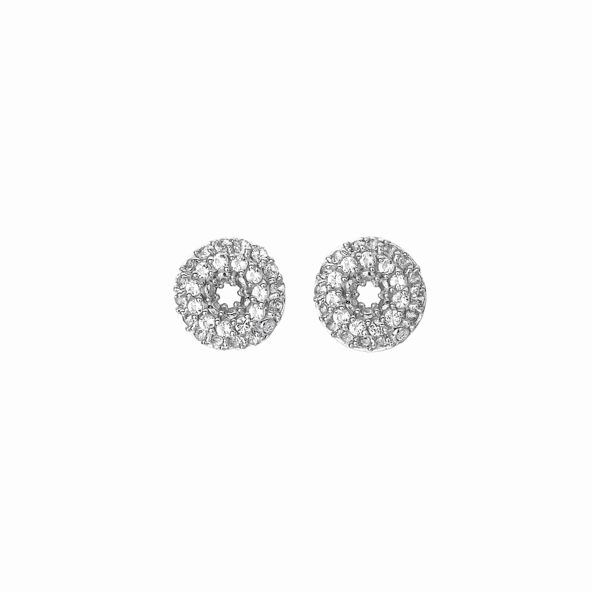 Hot Diamonds Forever Sterling Silver White Topaz Stud Earrings