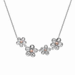 Hot Diamonds Forget Me Not Sterling Silver Necklace D