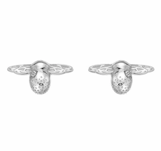 Hot Diamonds Honey Bee Sterling Silver Stud Earrings