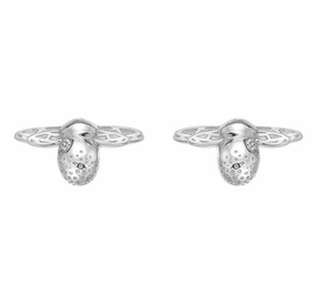 Hot Diamonds Honey Bee Sterling Silver Stud Earrings