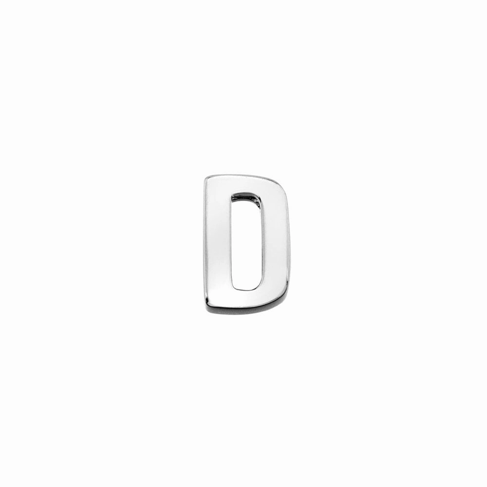 Hot Diamonds Icon Storyteller Sterling Silver Letter D Pendant Charm D