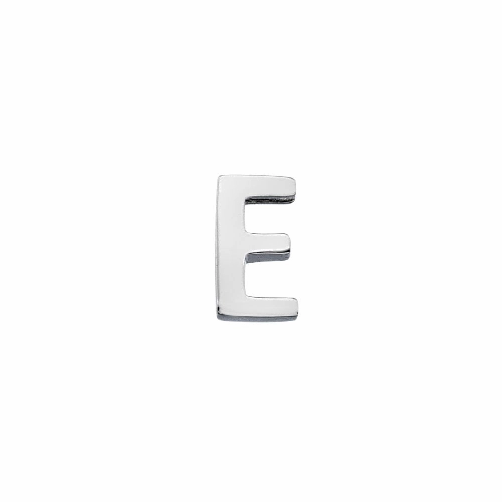 Hot Diamonds Icon Storyteller Sterling Silver Letter E Pendant Charm D