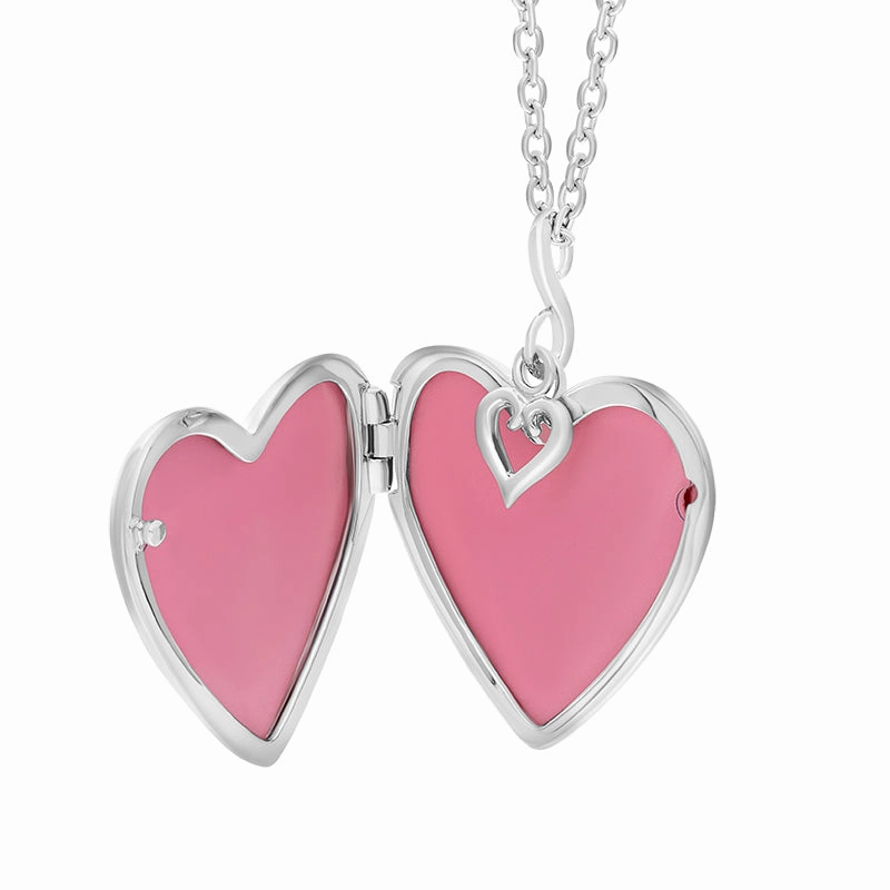 Hot Diamonds Just Add Love Sterling Silver Starry Heart Locket