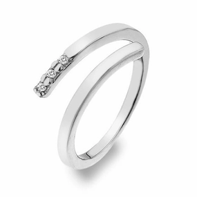 Hot Diamonds Love Sterling Silver Diamond Glide Ring