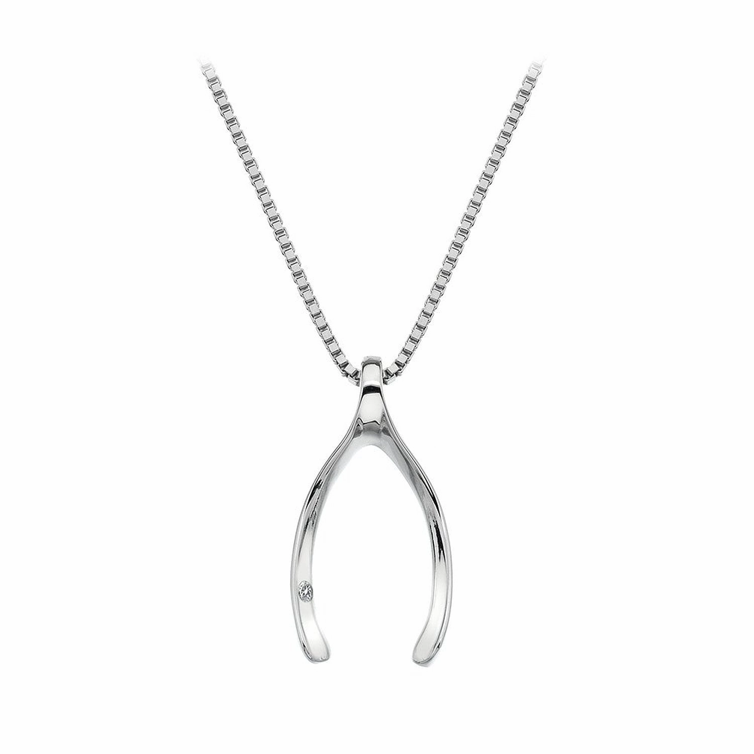 Hot Diamonds Make a Wish Sterling Silver Necklace