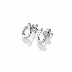 Hot Diamonds Much Loved Sterling Silver Teardrop Stud Earrings