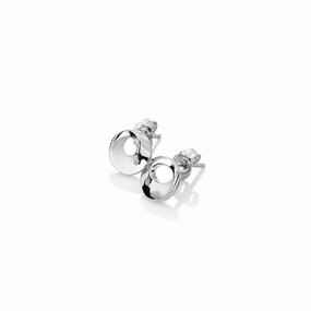 Hot Diamonds Quest Sterling Silver Circle Simple Stud Earrings