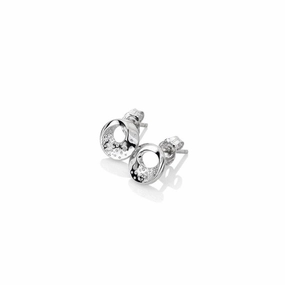 Hot Diamonds Quest Sterling Silver Circle Stud Earrings