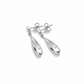 Hot Diamonds Quest Sterling Silver Drop Earrings