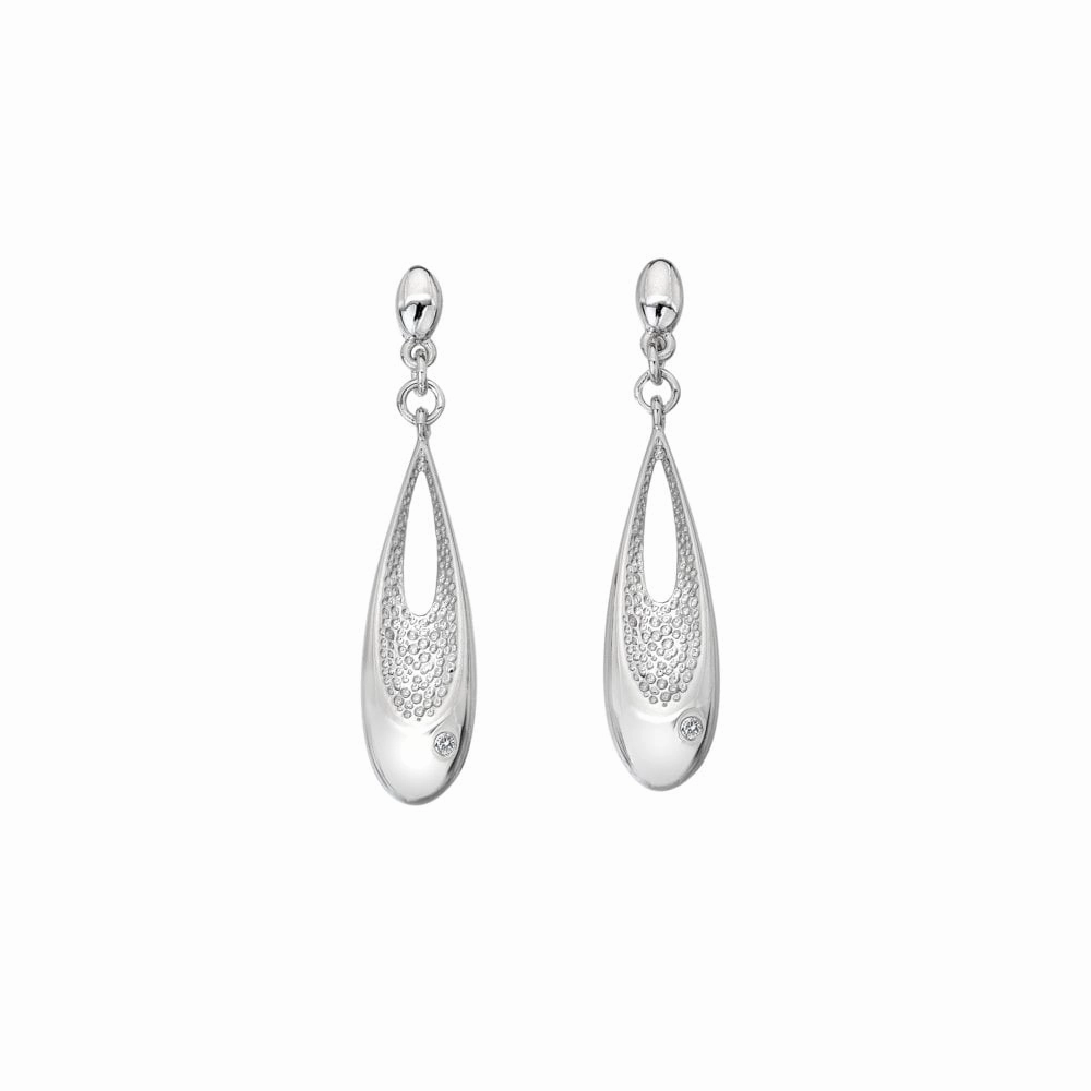 Hot Diamonds Quest Sterling Silver Drop Earrings