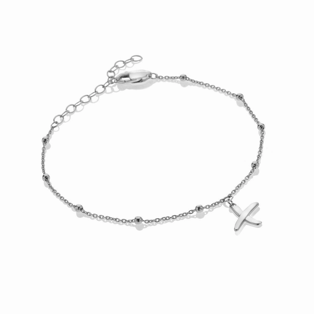 Hot Diamonds Silver Whisper Sterling Silver All My Love Bracelet