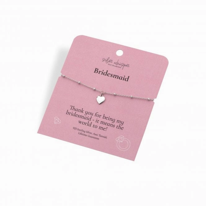 Hot Diamonds Silver Whisper Sterling Silver Bridesmaid Bracelet